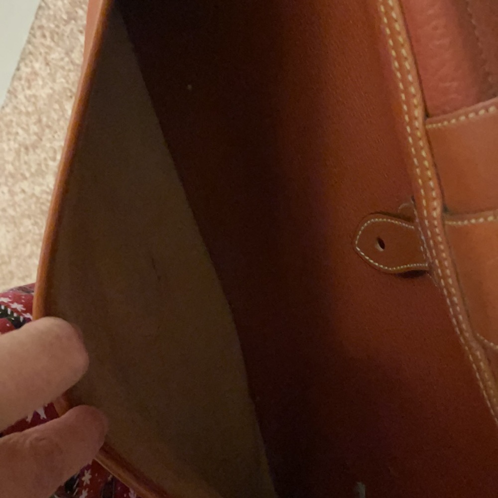 EVC Dooney & Bourke British Tan Briefcase - Picture 12 of 12